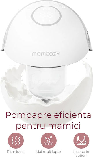 Momcozy M6 Ηλεκτρικό Μονό Θήλαστρο Μπαταρίας και Ρεύματος Κόκκινο 180ml