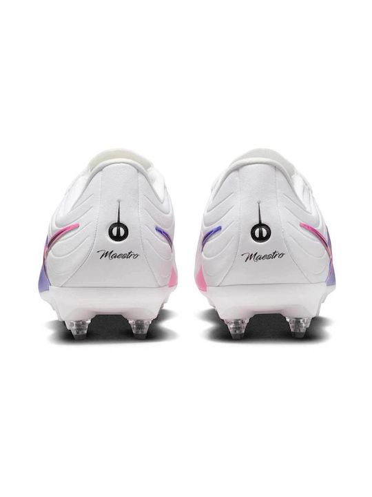 Nike Tiempo Football Shoes with Cleats White