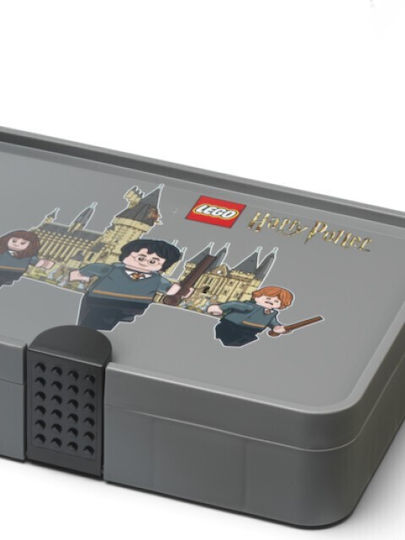 LEGO Kinder Aufbewahrungsbox aus Kunststoff Harry Potter Gray 26.7x17.8x6.6cm 1Stück