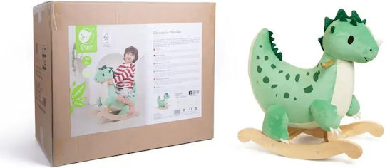 Classic World Wooden Rocking Toy Dinosaur for 12+ months