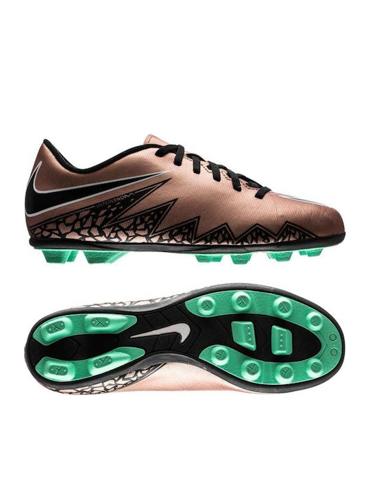 Παιδικά Ποδοσφαιρικά Παπούτσια  Jr. Hypervenom Phade FG-R με Τάπες Χρυσά