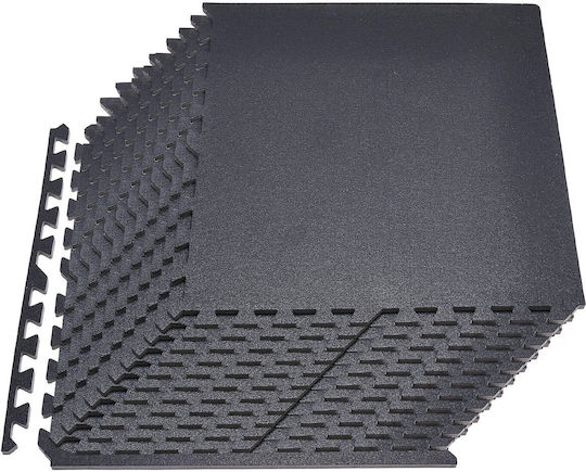 Vevor Gymnastikmatten Puzzle Schwarz 61x61x1.4cm 24 Stück
