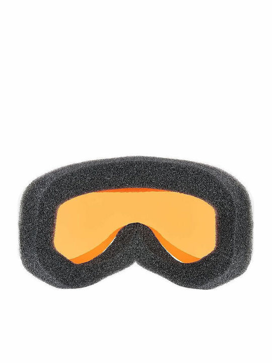 Uvex Speedy Ski & Snowboard Kids White Mask with Tint Lens in Orange Colour