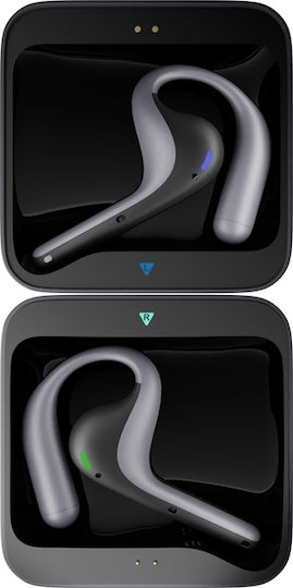 Timekettle W4 Pro In-ear Bluetooth Handsfree Ακουστικά με Θήκη Φόρτισης Μαύρα