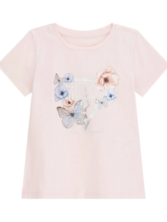 Guess Kinderoberteile T-Shirt Lightpink