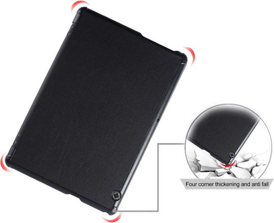 Flip Cover Durabilă Neagră (Huawei Mediapad T5 10.1 2018 W09/w19/l03/l09)