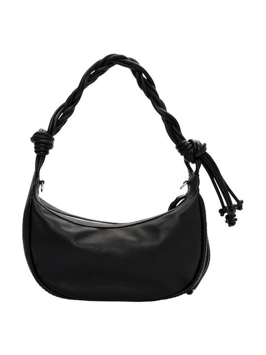 Damen Schultertasche Schwarz