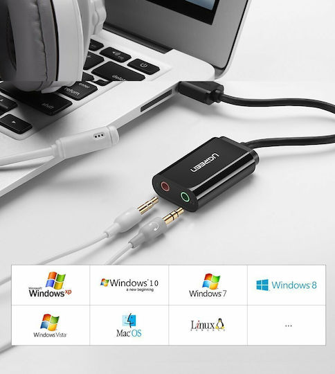 Ugreen US205 External USB 2.0 Sound Card