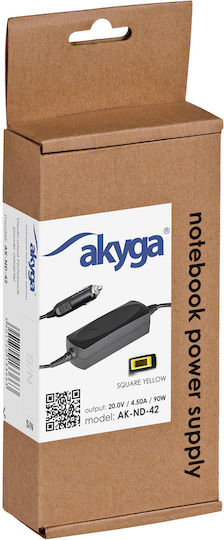 Akyga Laptop Charger 90W 20V 4.5A for Lenovo with Detachable Power Cable