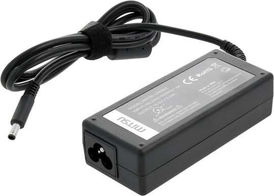 Mitsu Laptop Charger 65W 19.5V 3.34A for Dell with Power Adapter