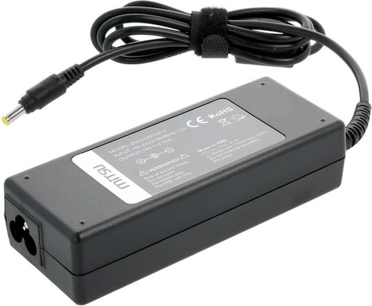 Mitsu Laptop Charger 90W 19V 4.74A for Compaq / HP / LG with Detachable Power Cable