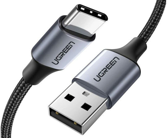 Ugreen US288 Braided USB 2.0 Cable USB-C male - USB-A Μαύρο 2m 60128