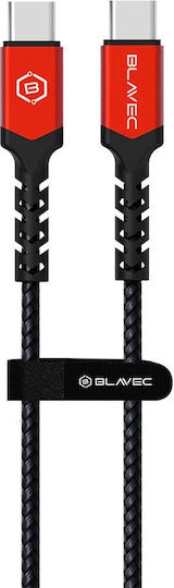 Blavec Raptor USB 2.0 Кабел USB-C Мъжки - USB-C 60W Захранване PD Черен 2м