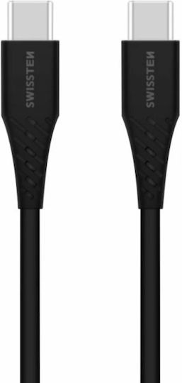 Swissten USB 2.0 Cable USB-C male - USB-C 1m 71506515