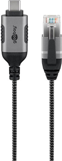 Goobay USB 3.1 Cable USB-C male - USB-C Ασημί 1m 74401