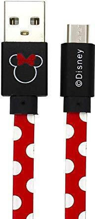 Disney Minnie Dots USB 2.0 Cable USB-C male - USB-A Red 1m (DUSMIN025)