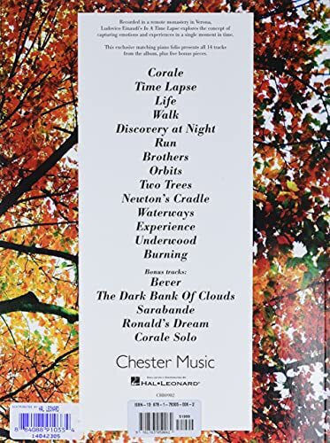 Chester Einaudi Ludovico - In A Time Lapse Sheet Music for Piano
