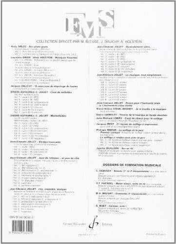 Nakas Jollet Jean Clement - Jeux De Rythmes Et Jeux De Cles Vol. 1 Theory Book for Voice