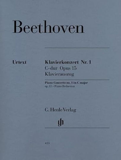 G. Henle Verlag Ludwig Van Beethoven - Concerto For Piano And Orchestra No.1- C Major Παρτιτούρα για Πιάνο