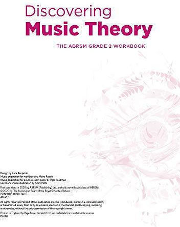 ABRSM Discovering Music Theory Workbook Theory Book Grade 2 STO-ABR.2382.0050