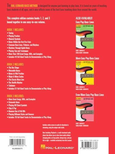 Hal Leonard HL Bass Method Complete Метод за обучение за Струнни инструменти / Бас