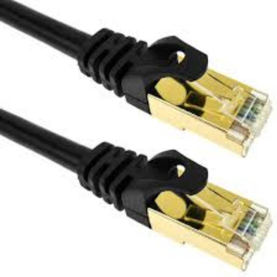 Ugreen F/FTP Cat.7 (10Gbps) Καλώδιο Δικτύου Ethernet 2m Μαύρο