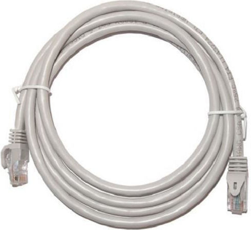 Eucom U/UTP Cat.6 Ethernet Network Cable 3m Gray