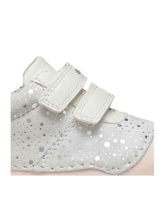 Tutim Παιδικά Sneakers Ανατομικά με Σκρατς Ασημί