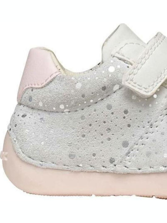 Tutim Παιδικά Sneakers Ανατομικά με Σκρατς Ασημί