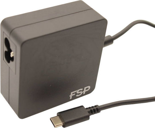 FSP/Fortron USB-C Universal Φορτιστής Laptop 65W χωρίς Καλώδιο Τροφοδοσίας