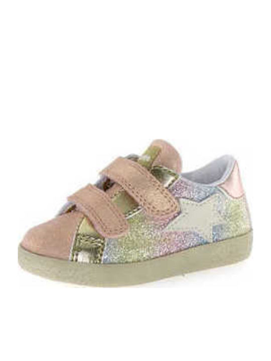 Παιδικά Sneakers Ανατομικά με Σκρατς Πολύχρωμα