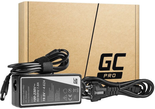 Laptop Charger 90W 19.5V 4.62A for Dell with Detachable Power Cord