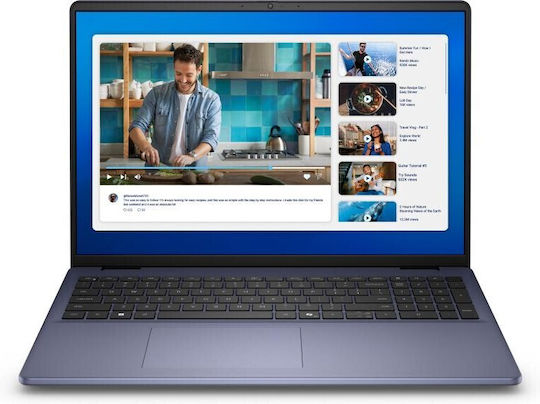 Dell DC16251 16" IPS FHD+ (7-150U/32GB/1TB SSD/UHD Graphics/Linux) Midnight Blue (Международна английска клавиатура)