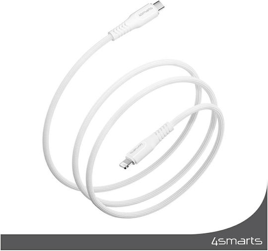 4Smarts USB-C zu Lightning Kabel 30W Weiß 1.5m (465592)