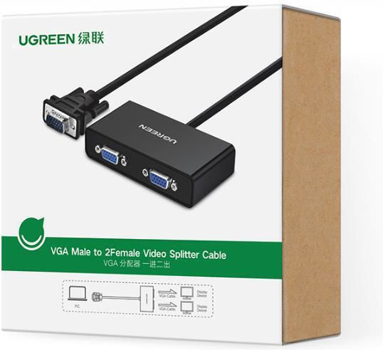 Ugreen Converter VGA male to VGA 2x female 1pcs 20918