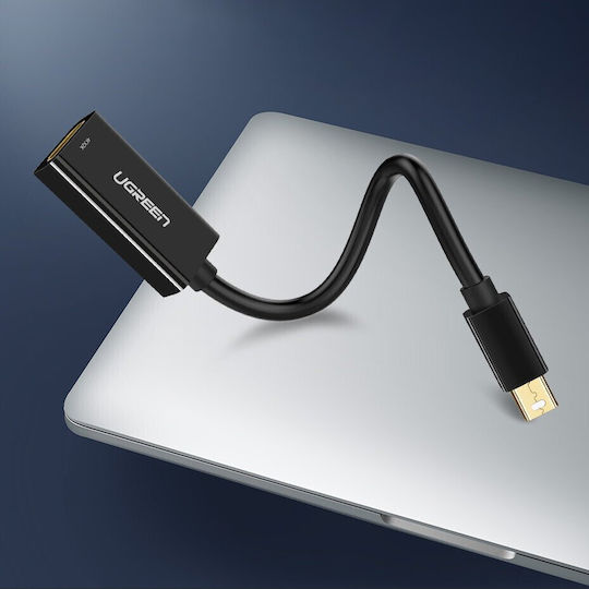 Ugreen MD112 Μετατροπέας mini DisplayPort male σε HDMI female Λευκό 1τμχ