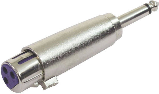 Cobra Μετατροπέας XLR female σε 6.3mm male Ασημί 1τμχ CKX-035