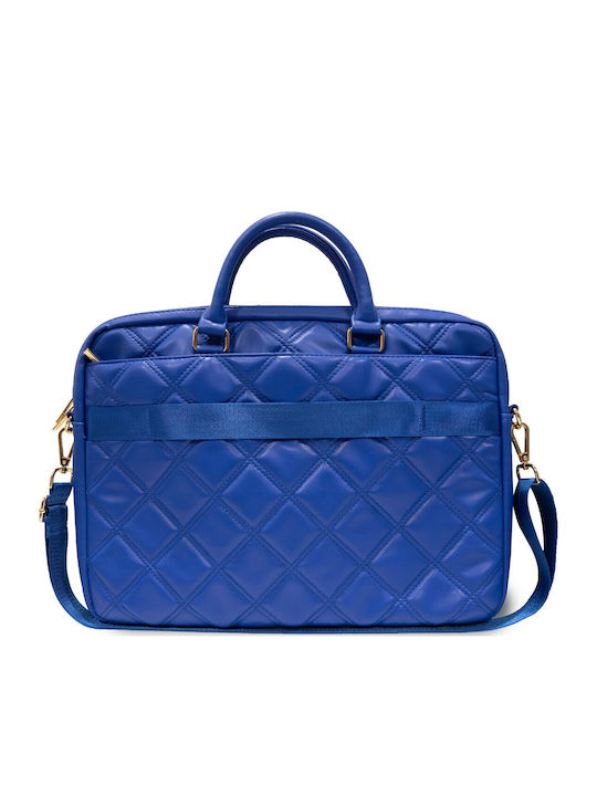 Guess Quilted 4G Τσάντα για Laptop 15" σε Μπλε χρώμα