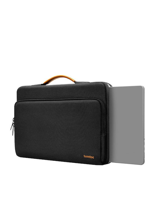 tomtoc Wasserdichte Laptoptasche in Schwarzer Farbe A14F3D1