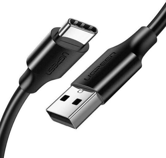 Ugreen Us287 USB 2.0 Cable USB-C male - USB-A 60W PD Μαύρο 1m 60116