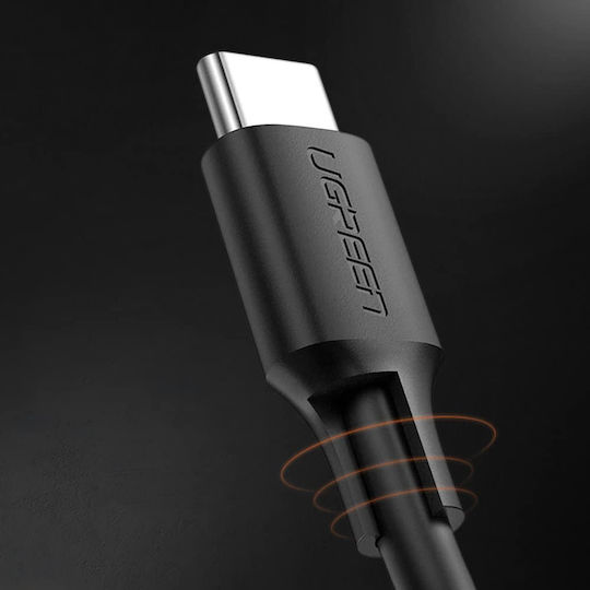 Ugreen US286 USB 2.0 Cable USB-C male - USB-C 60W Μαύρο 2m 10306