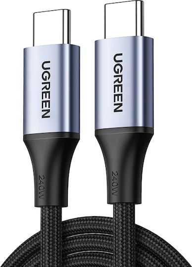 Ugreen USB 2.0 Cable USB-C male - USB-C 240W PD Γκρι 2m 90440
