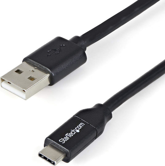 StarTech USB 2.0 Cable USB-C male - USB-A Μαύρο 2m USB2AC2M10PK