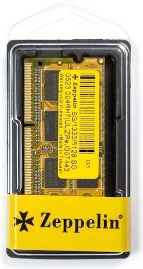 Zeppelin 8GB DDR3 RAM с Скорост 1333 за Лаптоп