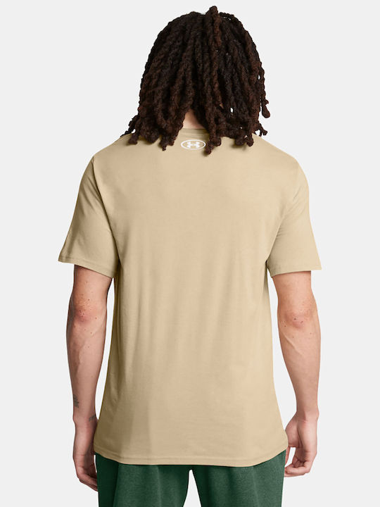 Under Armour T-shirt Μπεζ