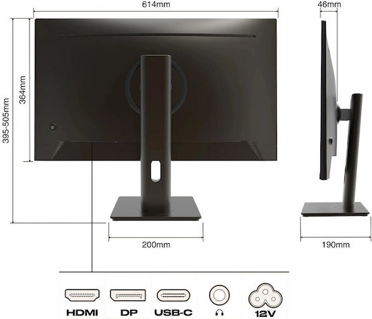 Japannext IPS HDR Monitor 27" FHD 1920x1080