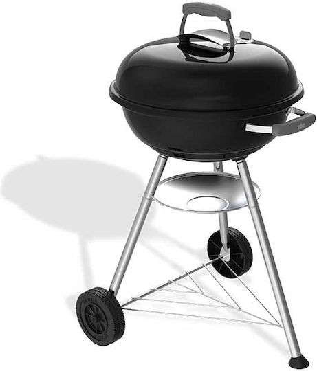 Weber Compact Ψησταριά Κάρβουνου Kettle με Καπάκι 47x47εκ.