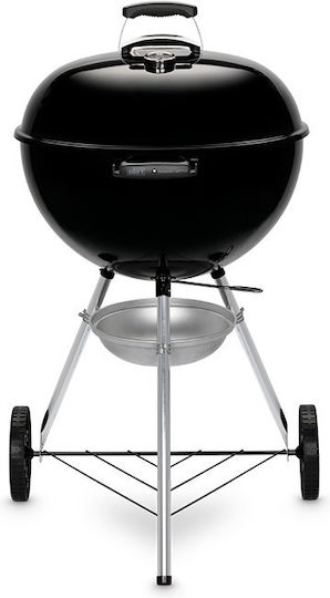 Weber Rostfreier Stahl Holzkohlegrill Kessel Mit einem Deckel und Thermometer 57x57cm