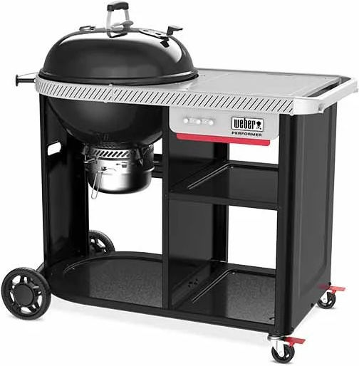 Weber Performer Premium Holzkohlegrill Kessel Mit einem Deckel und Thermometer 57x57cm