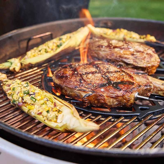 Weber Performer Premium Holzkohlegrill Kessel Mit einem Deckel und Thermometer 57x57cm
